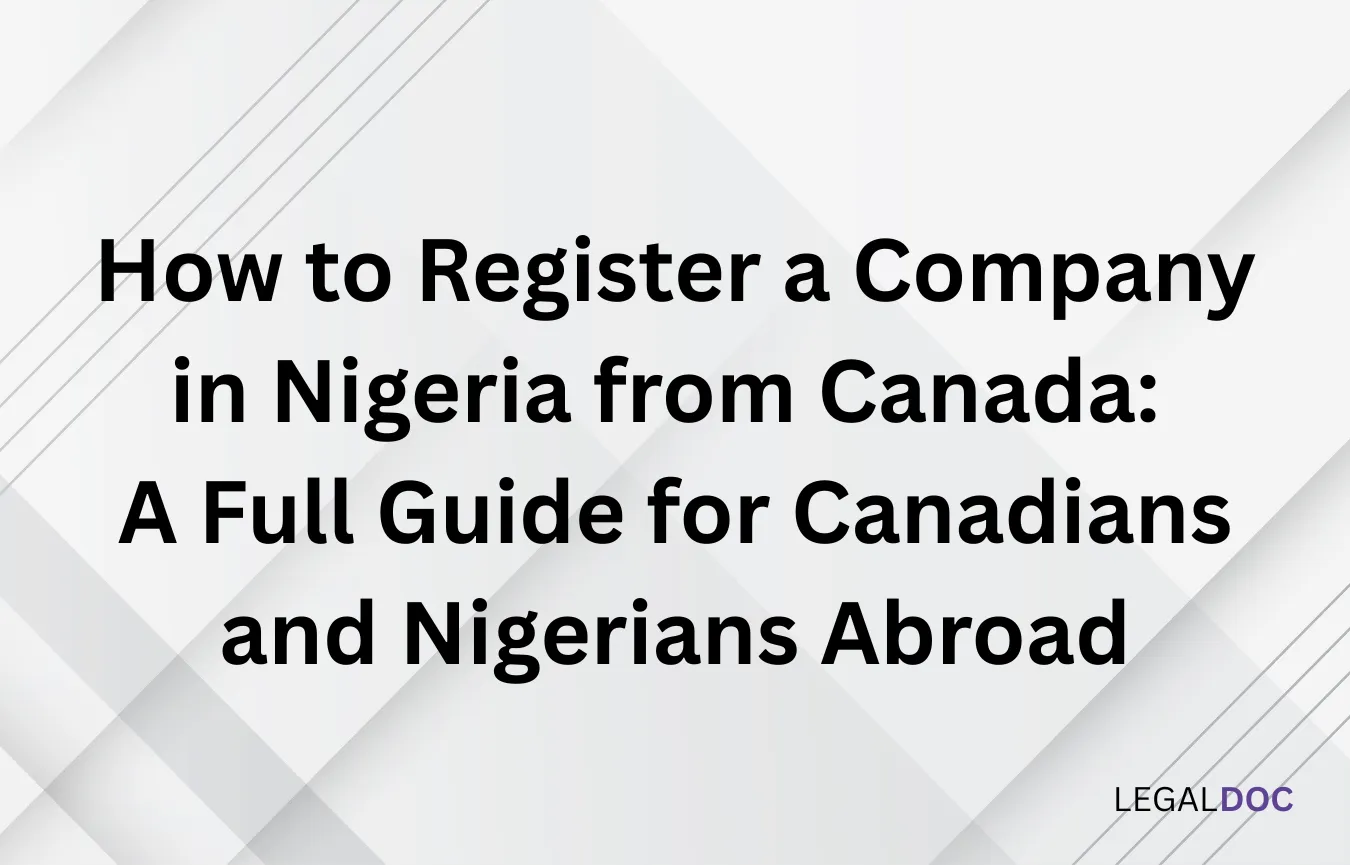 How to Register a Company in Nigeria from Canada