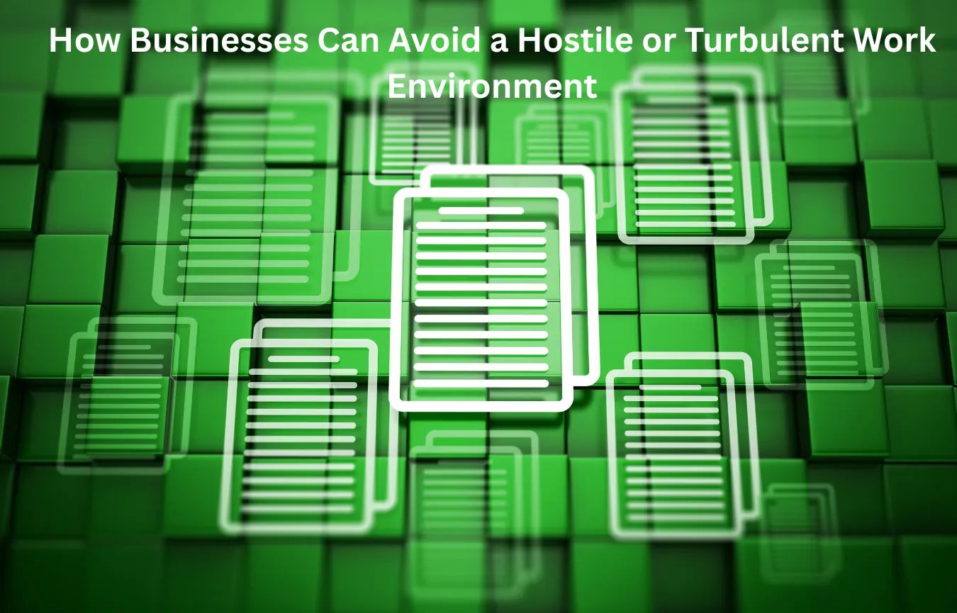 How Businesses Can Avoid a Hostile or Turbulent Work Environment