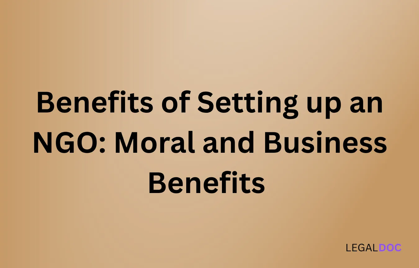 Benefits of Setting up an NGO