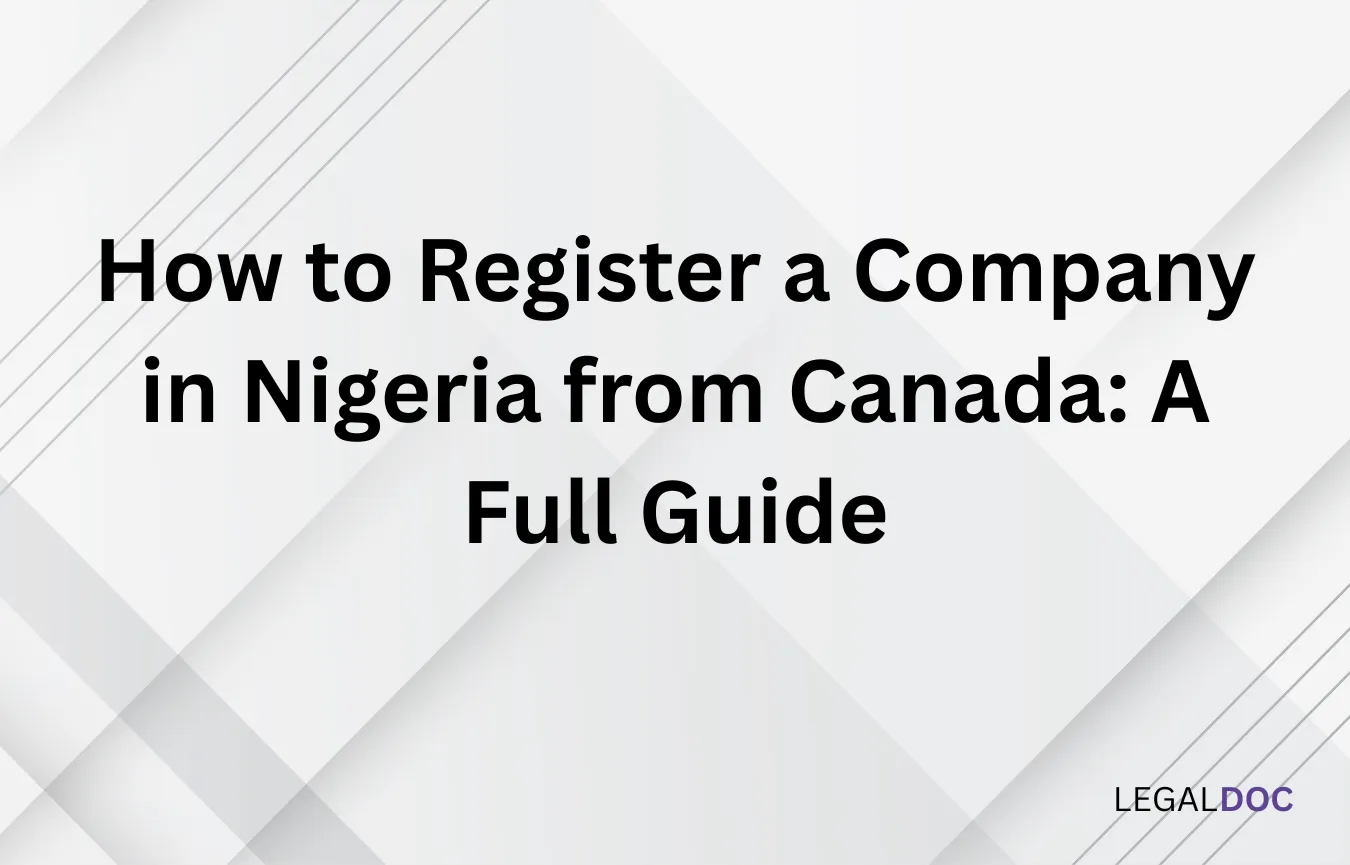 How to Register a Company in Nigeria from Canada